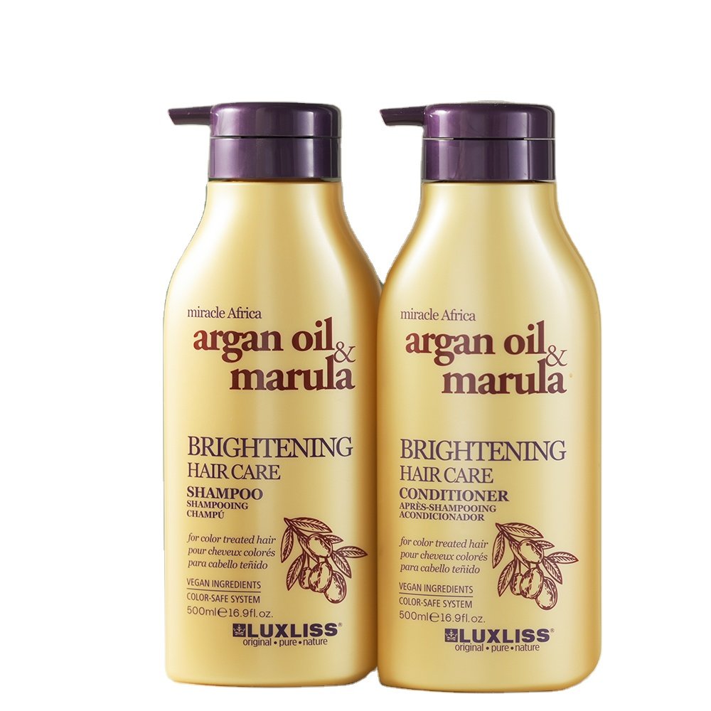 Private label Argan Oil Hair care products vegan sulfate free hair care sets shampoo and conditioner