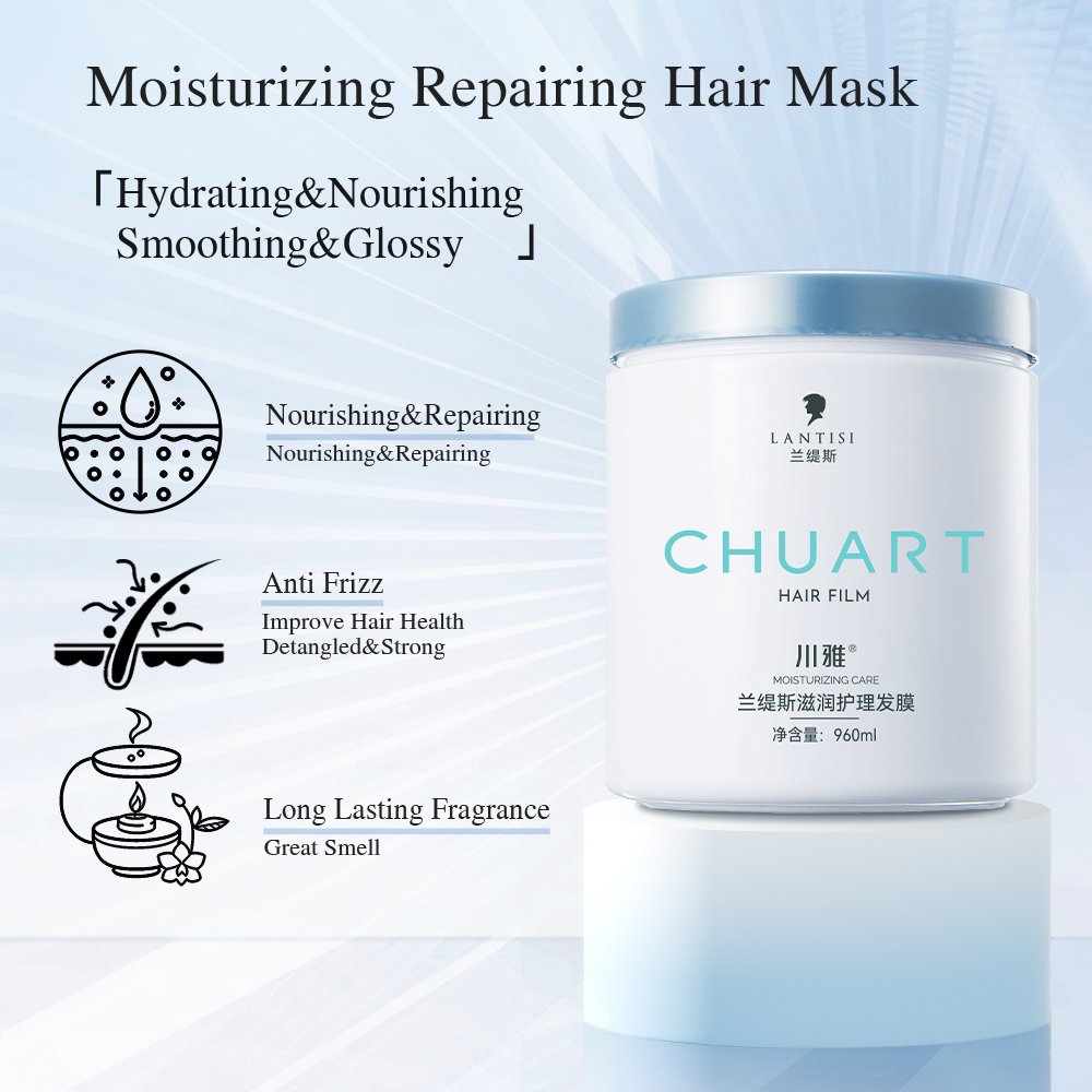 Professional curly hair products hair care curly elastine shampoo, conditioner and hair mask sets