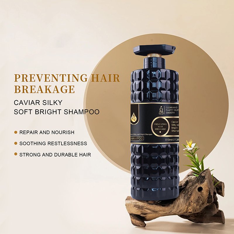 Custom Organic Salon Professional Hair Care Shampoo Sulfate Free Caviar Anti Hair Loss Shampoo