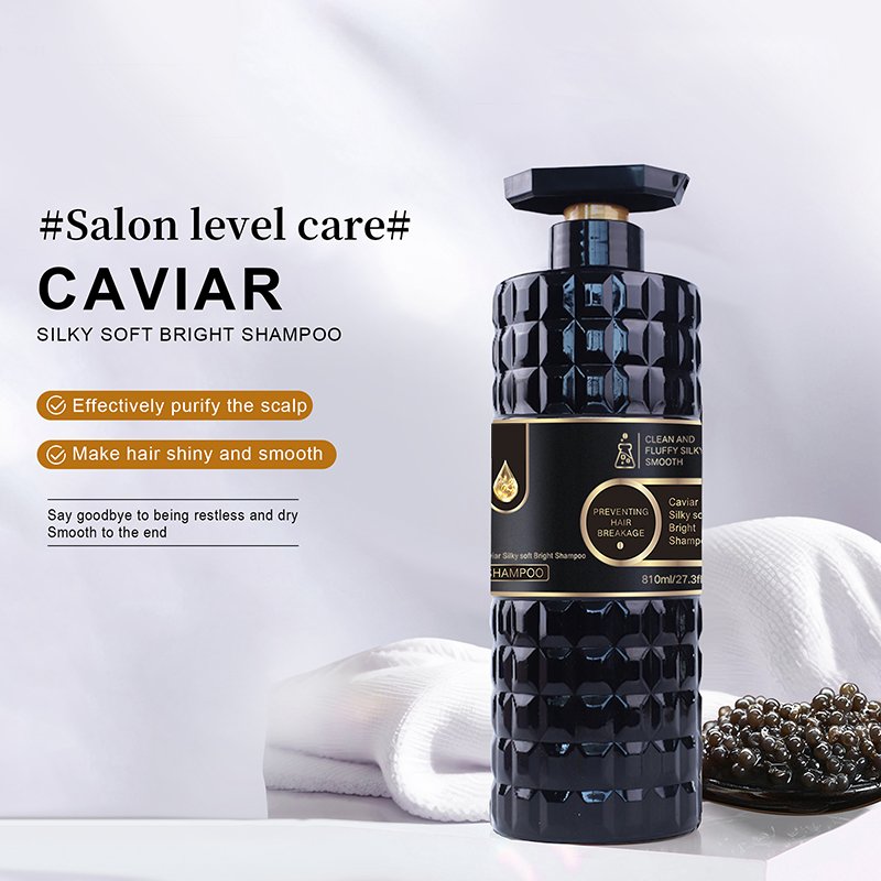 Custom Organic Salon Professional Hair Care Shampoo Sulfate Free Caviar Anti Hair Loss Shampoo