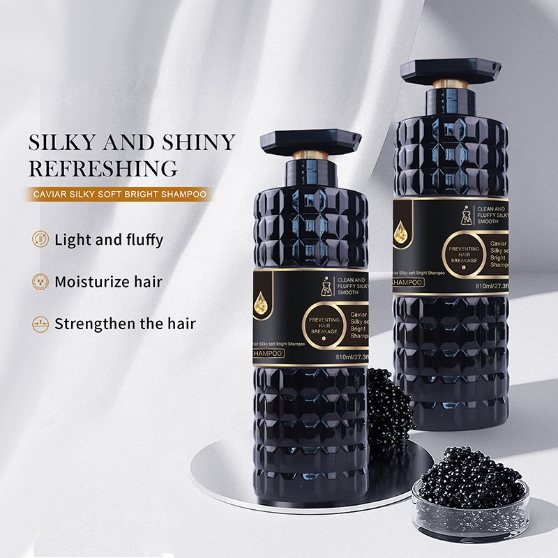 Custom Organic Salon Professional Hair Care Shampoo Sulfate Free Caviar Anti Hair Loss Shampoo