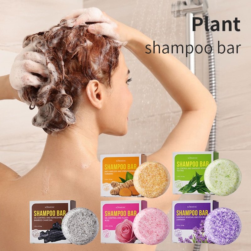 Private Label KORMESIC Organic Shampoo Bar Customize Scent & Shape Hair Care Organic Sulfate Free Shampoo Bar Soap