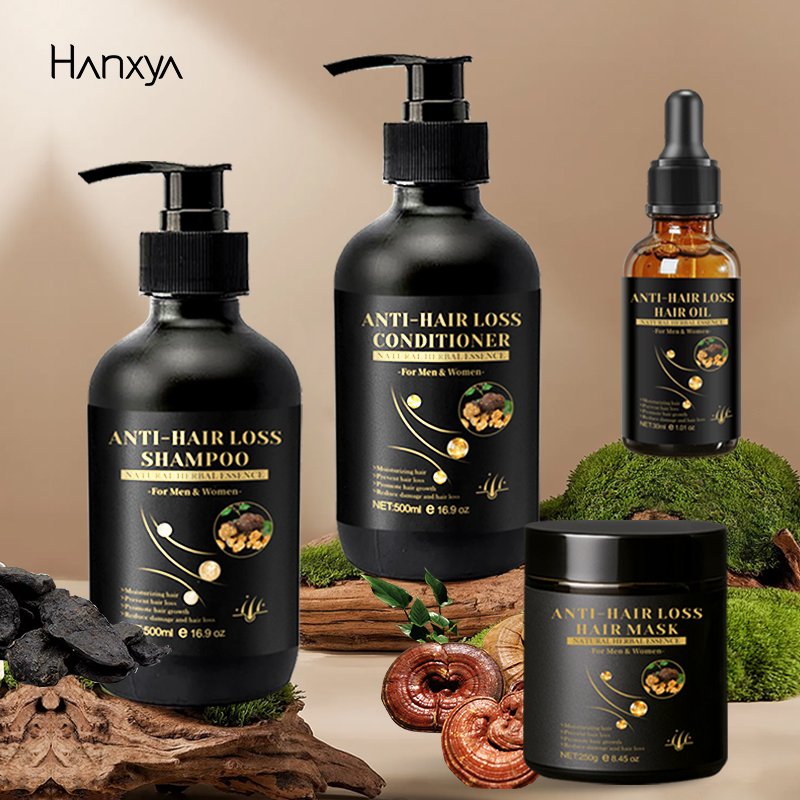 OEM ODM Polygonum multiflorum Shampoo 500ml Set Professional Salon Quality organic Shampoo and Conditioner Set Sulfate Free