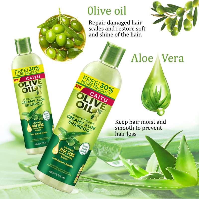 Wholesale private label aloe vera hair growth shampoo for curly hair afro hair shampoo and conditioner