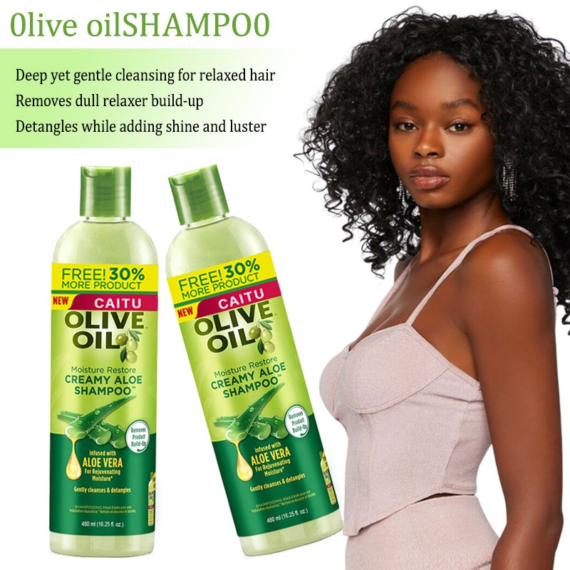 Wholesale private label aloe vera hair growth shampoo for curly hair afro hair shampoo and conditioner
