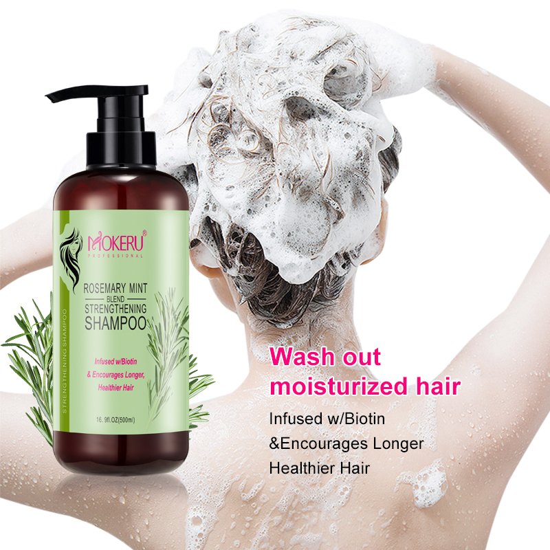 Wholesale MOKERU Orgnic Natural herbal Rosemary mint hair shampoo for women man daily hair care treatment
