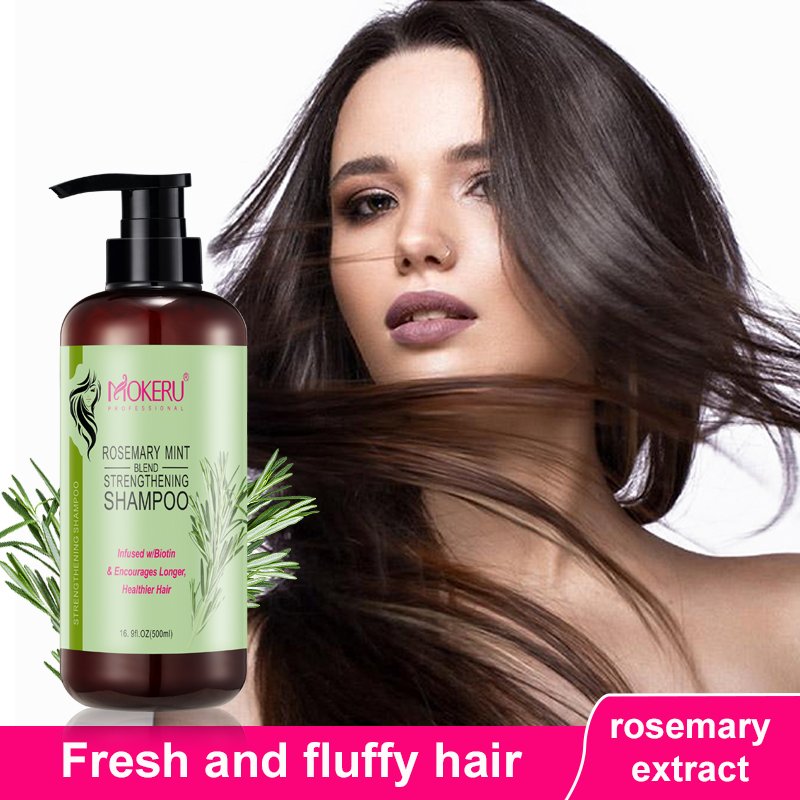 Wholesale MOKERU Orgnic Natural herbal Rosemary mint hair shampoo for women man daily hair care treatment