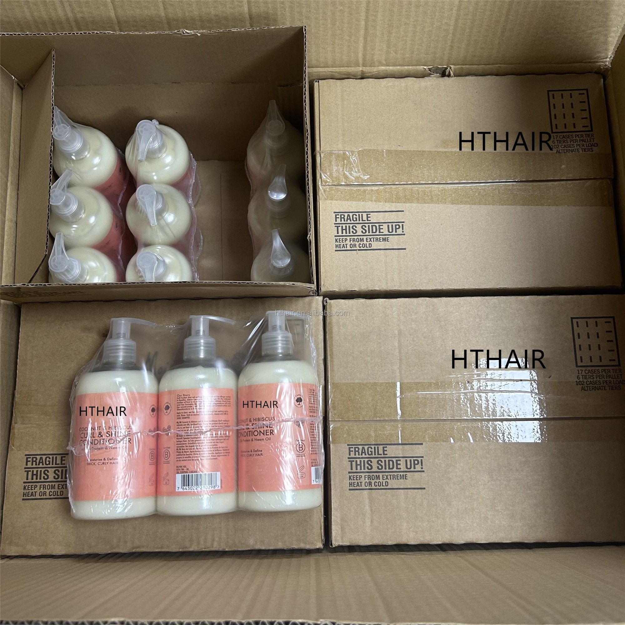 Wholesale Hair Care Set Moisturizing Smooth Hair Mask Spray Organic Coconut Oil Nourishing Hair Shampoo and Conditioner