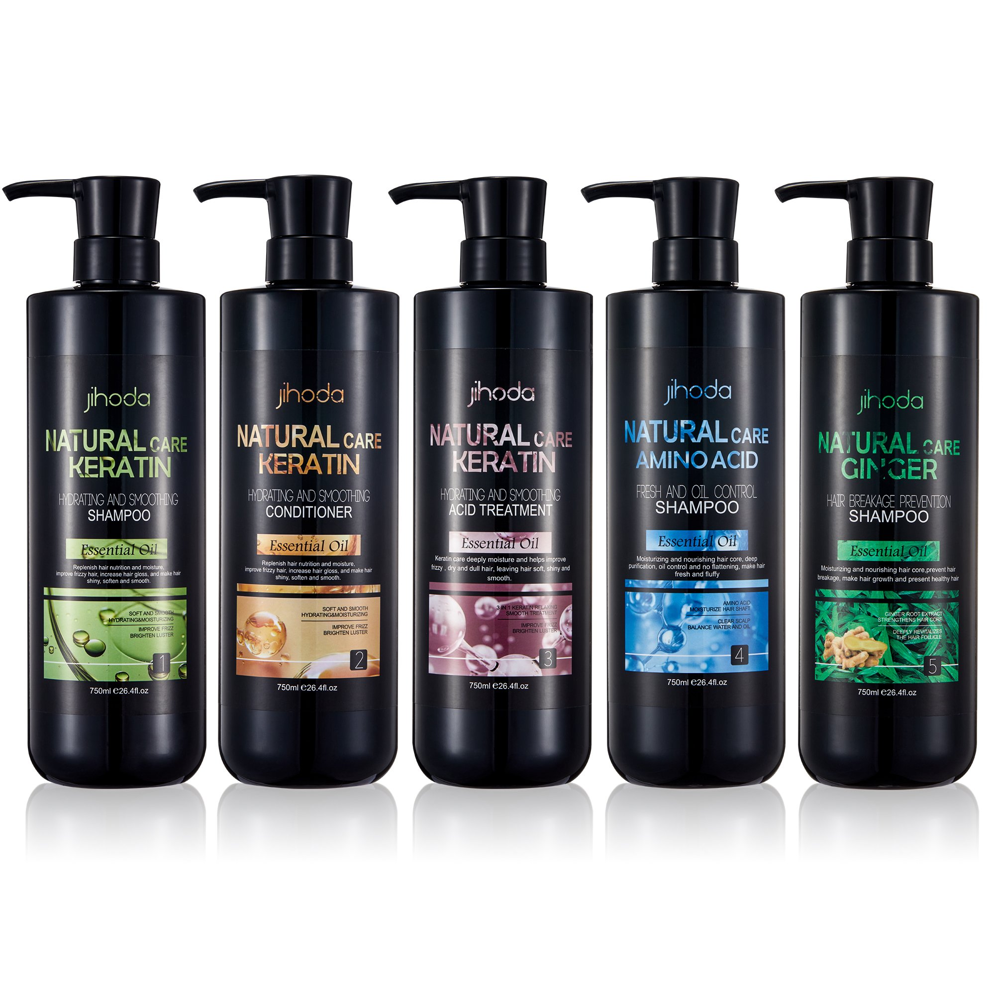 wholesale moisturizing smoothing nourishing OEM keratin collagen private label shampoo and conditioner set