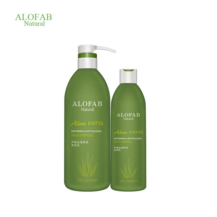 Alofab Anti Dandruff Anti Hair Loss Natural Organic Aloe Smoothing Moisturizing Hair Shampoo Moisture-Rich Silky Shine Shampoo