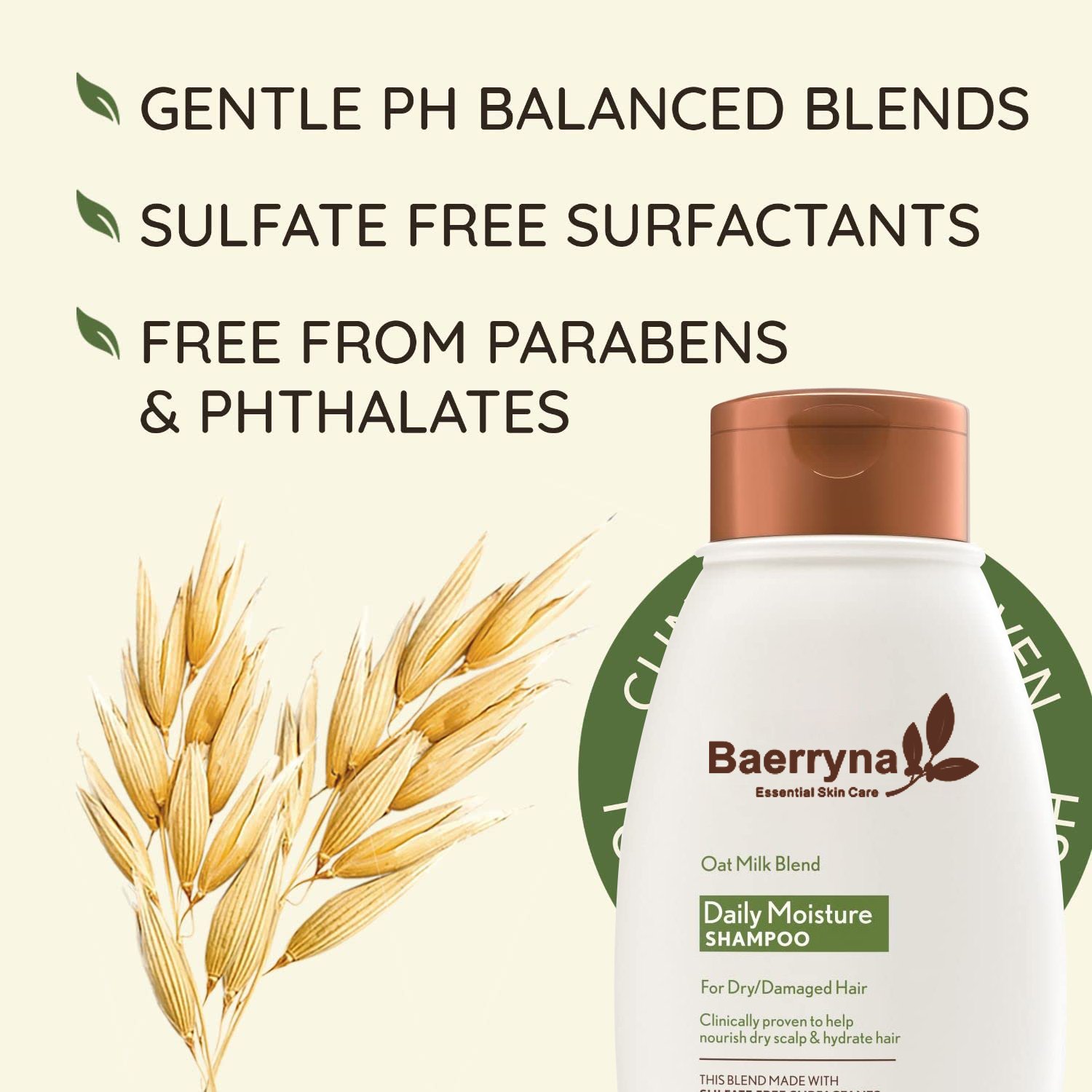 Best Selling Sulfate Free Surfacitants And Infused With Almond Milk Moisturizing Shampoo For Dry And Damaged Hair