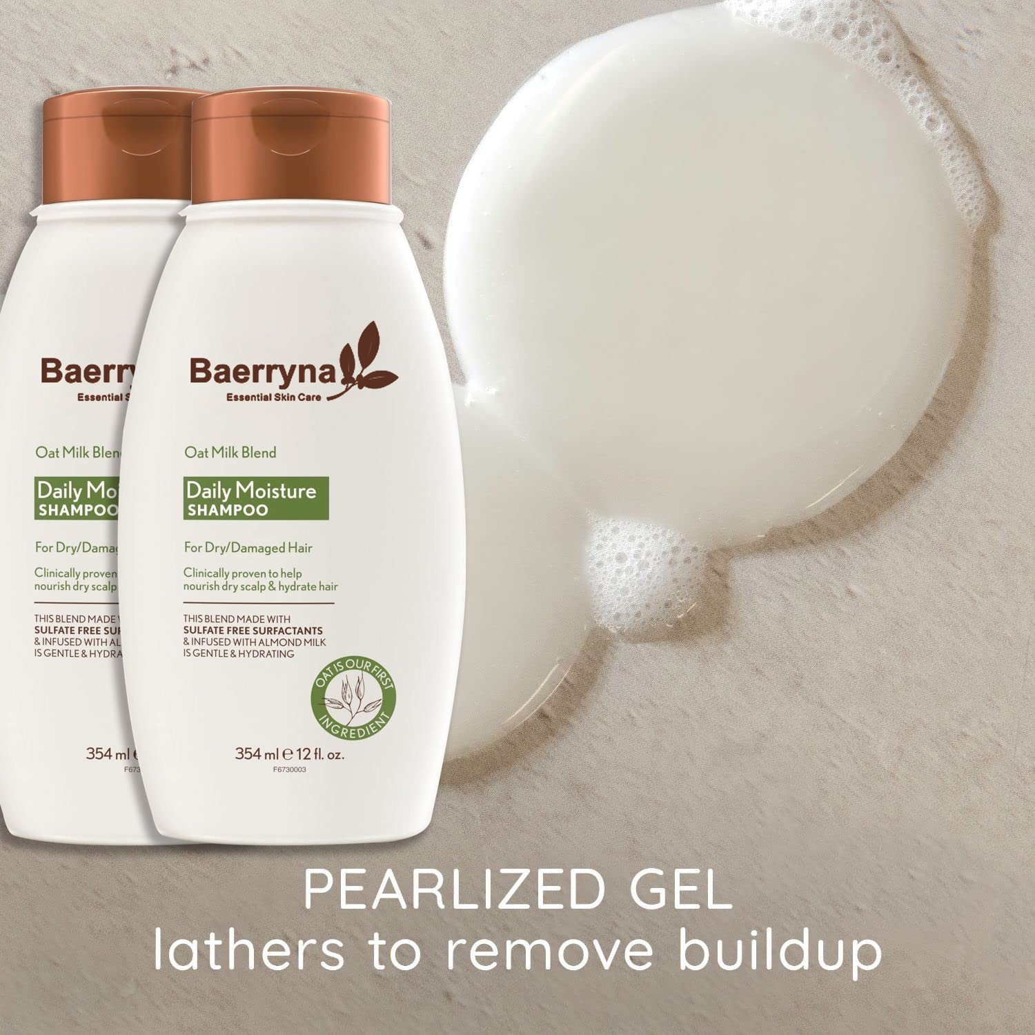 Best Selling Sulfate Free Surfacitants And Infused With Almond Milk Moisturizing Shampoo For Dry And Damaged Hair