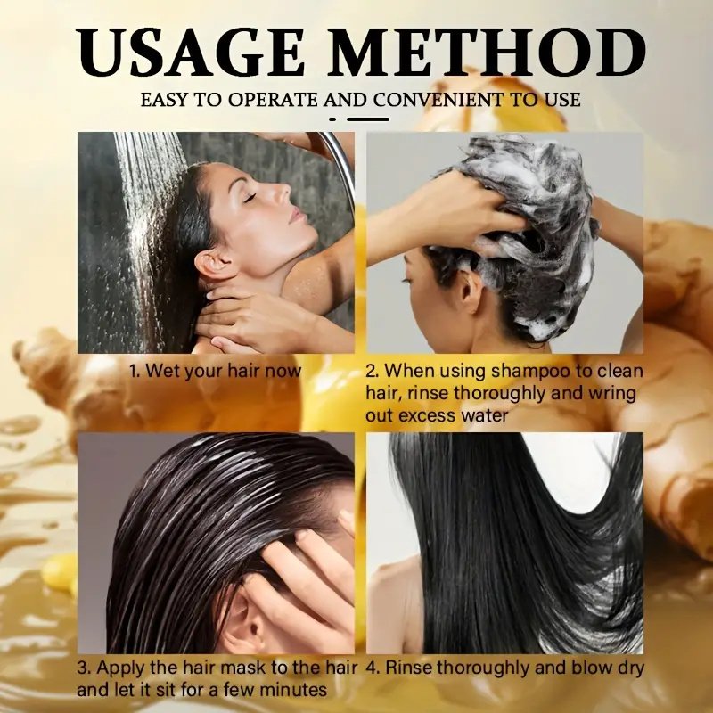 Sulfate-Free Liquid Shampoo with Shea Butter Nutrient-Rich Hair Care