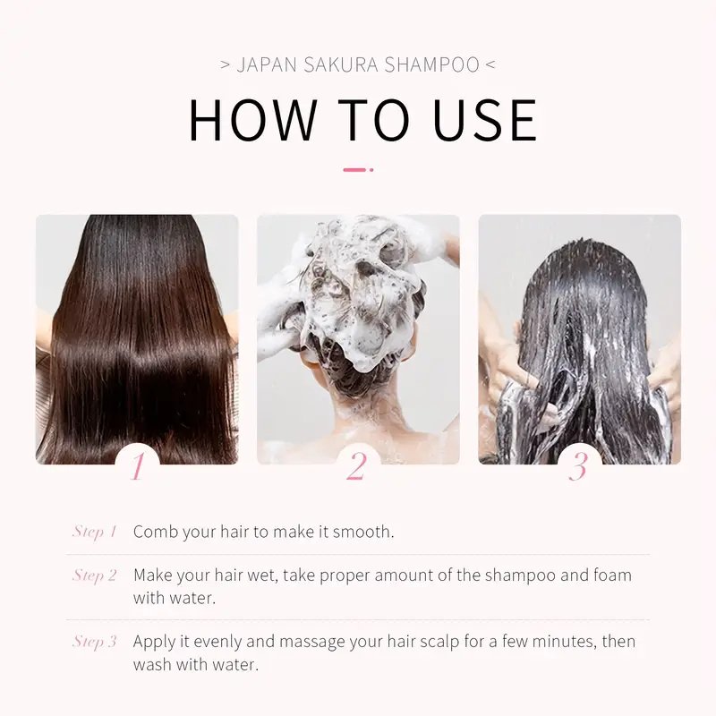 Sulfate-Free Liquid Shampoo with Shea Butter Nutrient-Rich Hair Care