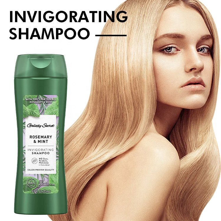Private label natural organic vegan rosemary and mint repair damaged hair prevent hair dandruff shampoo