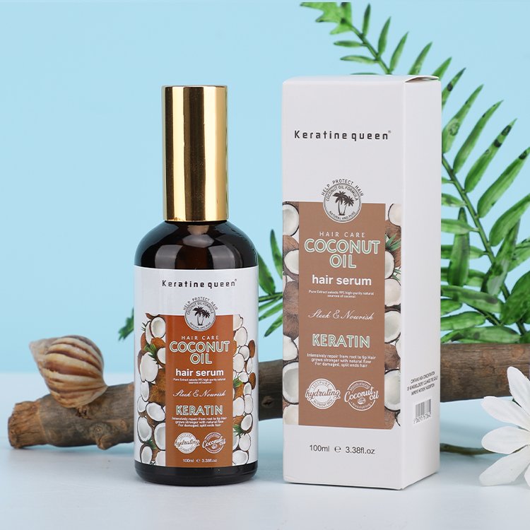 Private Label Hair Shampoo And Conditioner Set Pure Organic Sulfate Free Coconut Oil Shampoo