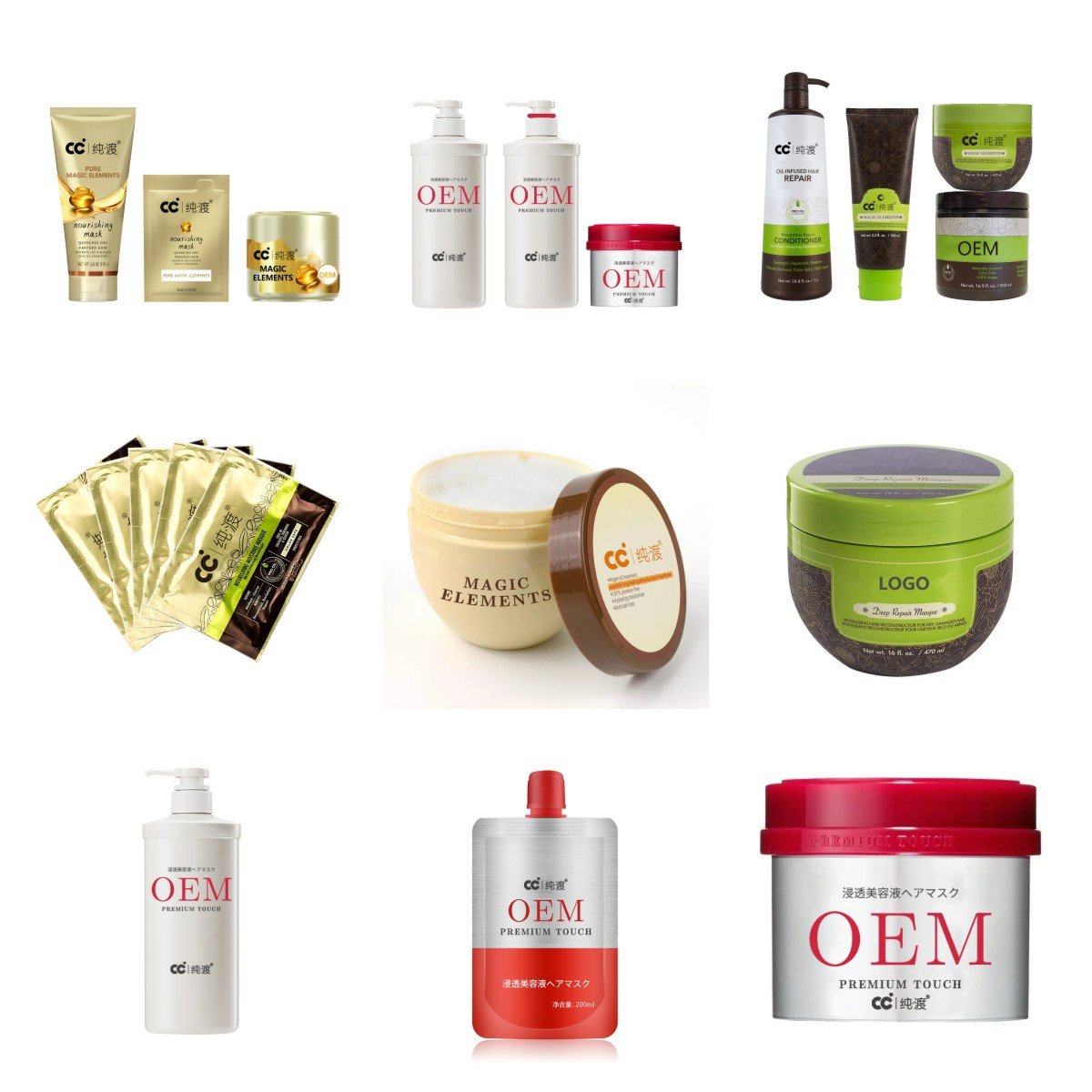 FULLY Wholesale Private Label Hair Care Set Plant Essence Moisturizing Hair Conditioner