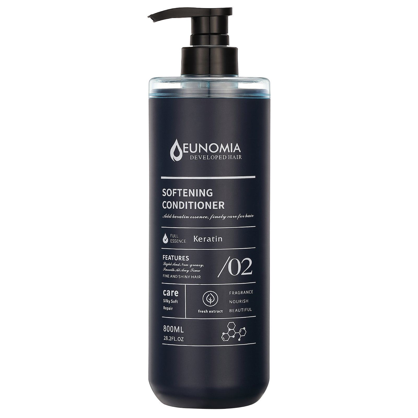 EUNOMIA Factory Price Custom Organic Hair Private Label Natural Argan Oil Hair Shampoo and Conditioner