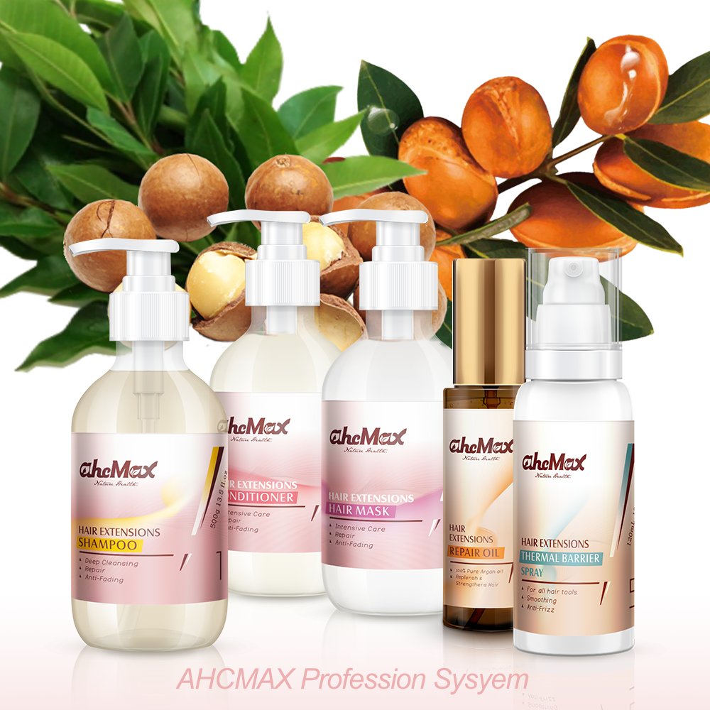 private label organic coconut oil wig hair care shampoo and conditioner