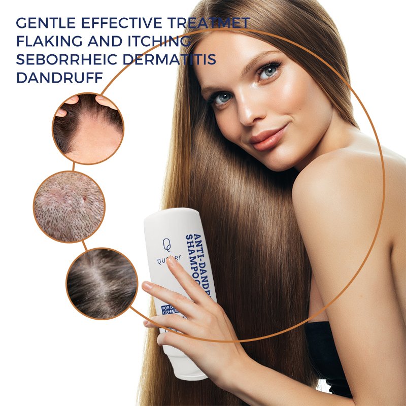 Qquaker Paraben Free Sulfate Free Prevent Hair Loss Anti Dandruff Shampoo And Conditioner Private Label Wholesale Shampoo