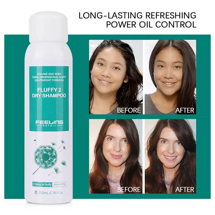 Factory wholesale custom oem dry shampoo spray private label dry shampoo powder hair dry shampoo for women