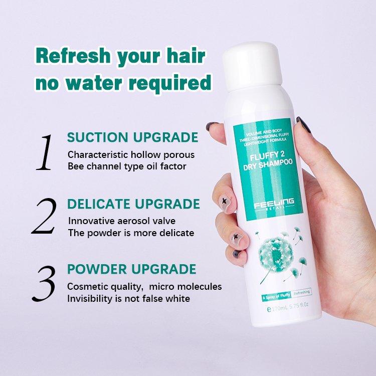Factory wholesale custom oem dry shampoo spray private label dry shampoo powder hair dry shampoo for women