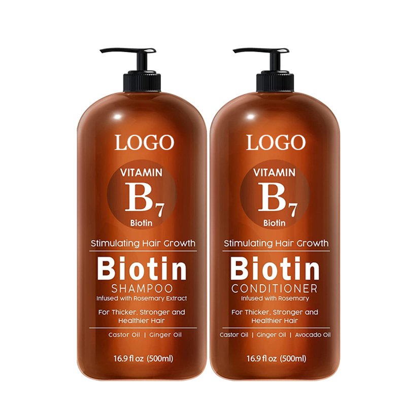 Private Label Prevents Hair Loss & Promotes Healthy Hair Care OEM Hair Growth Shampoo and Conditioner Set