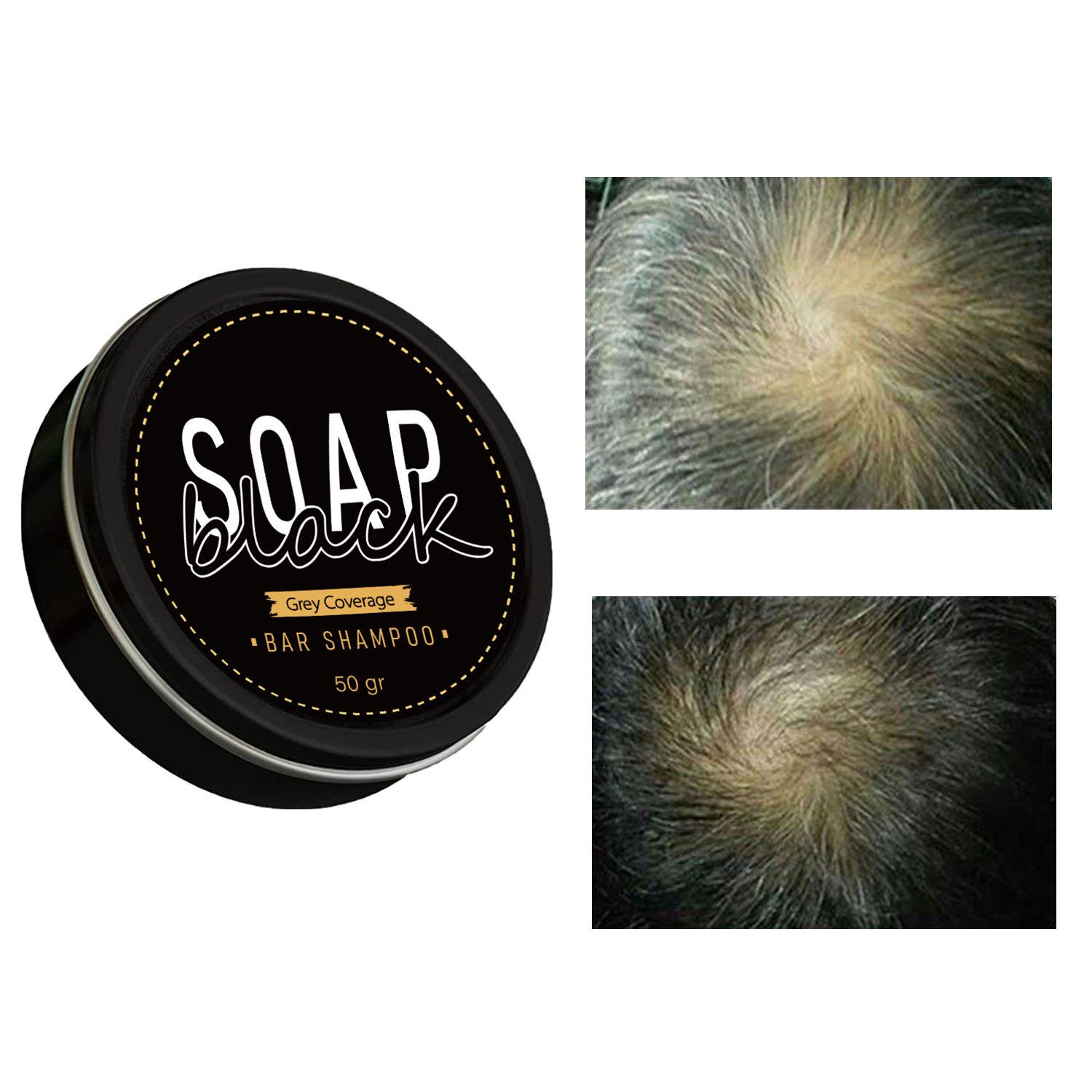 Polygonum multiflorum bar shampoo grey coverage 50g black soap private labeling african black soap