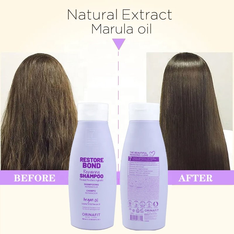 Wholesale China ORINAFIT Silky Hair Shampoo Coconut Oil Marula Oil Nourishing Shampoo And Conditioner Private Label