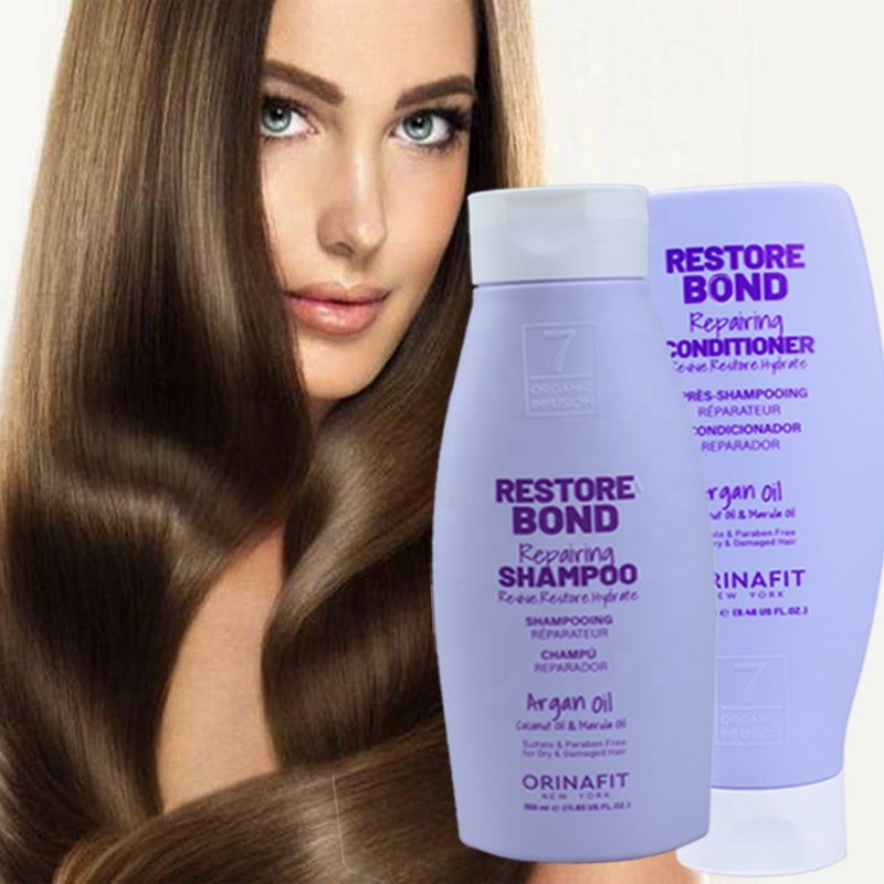 Wholesale China ORINAFIT Silky Hair Shampoo Coconut Oil Marula Oil Nourishing Shampoo And Conditioner Private Label
