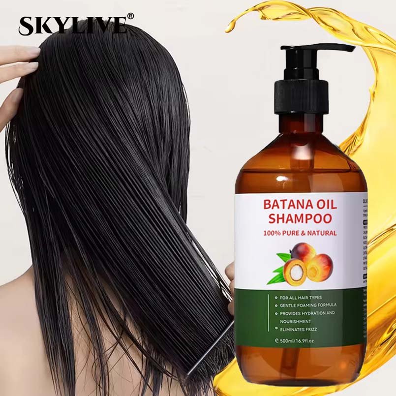 Private Label Natural Hair Product Batana Oil Shampoo for Hair Growth Batana Shampoo