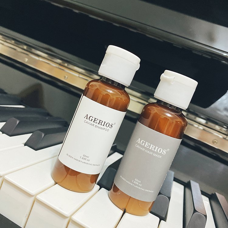 50ml Travel Size All Hair Types Daily Care Natural Argan oil Caviar Hair Shampoo Conditioner
