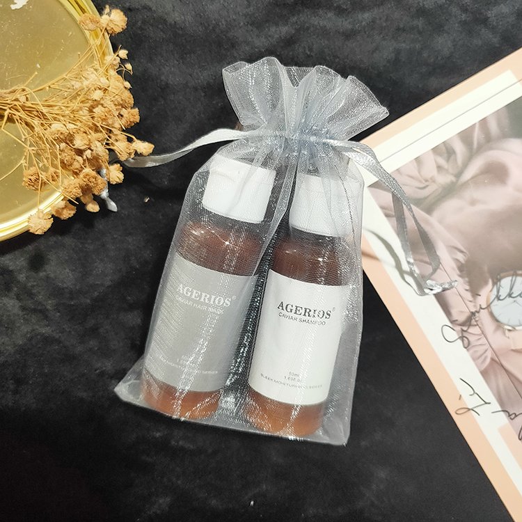 50ml Travel Size All Hair Types Daily Care Natural Argan oil Caviar Hair Shampoo Conditioner