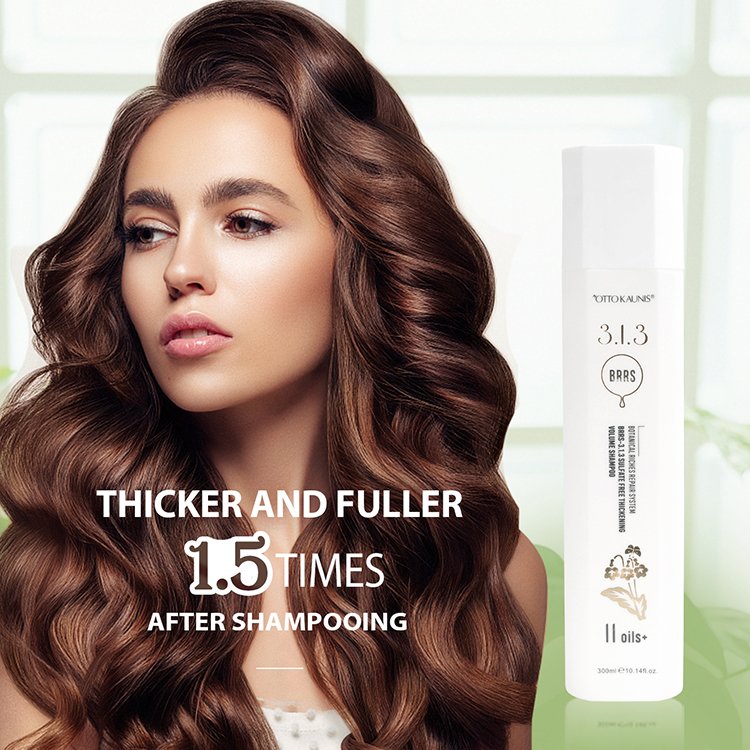 Custom Branded argan oil Sulfate Free Bio Plant Thickening Volumizing Hair Care Custom shampoos