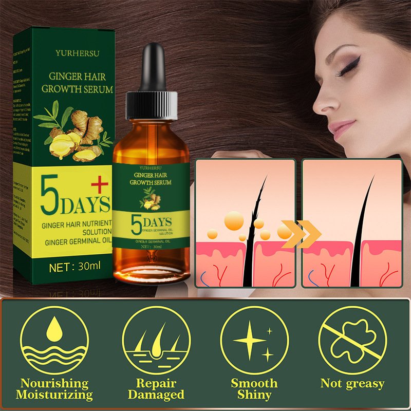 High Quality Ginger Revitalizing Hair Tonic For Hair Regrowth Herbal Anti Hair Loss Ginger Growth Liquid