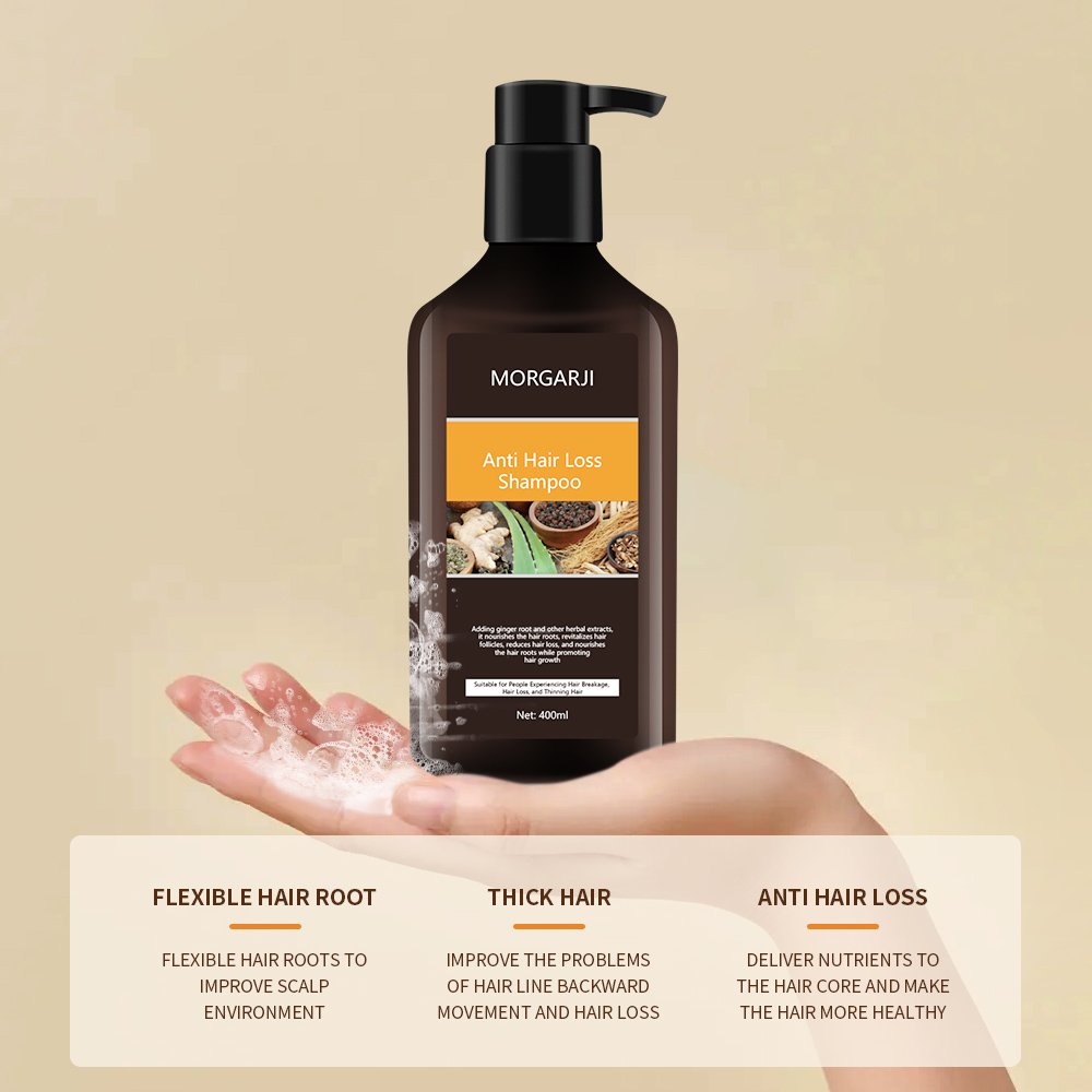 Wholesale All Natural Anti Hair Loss Shampoo Biotin Hair Shampoo in bulk Ginger Biotin Shampoo for hair growth