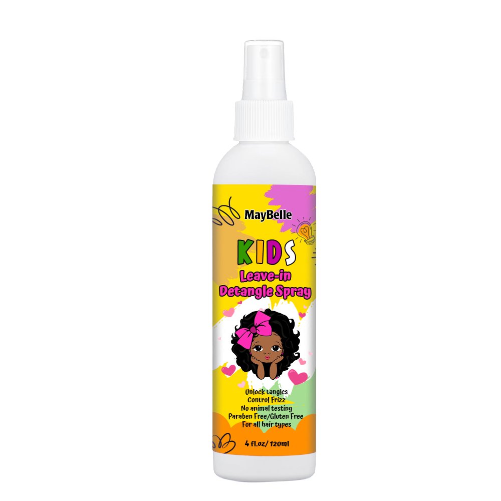 Natural Paraben Free Anti Knotting Hair Shampoo Hair Gel Kids Curly Hair Smooth Hydrating Styling Kit