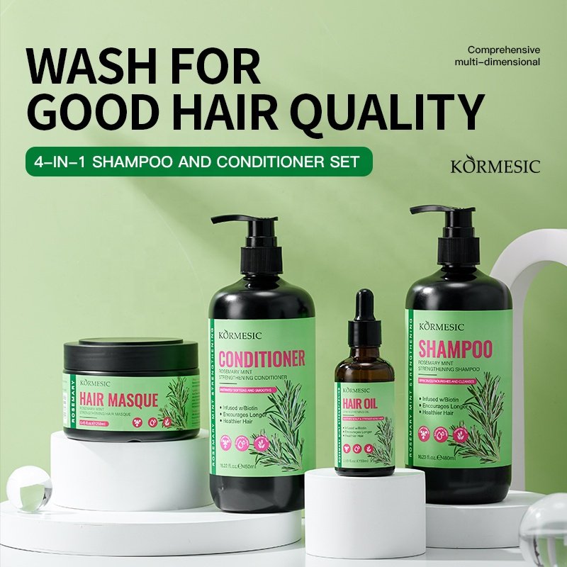 KORMESIC wholesale private label anti hair loss shampoo prevent hair loss shampoo hair care treatment shampoo