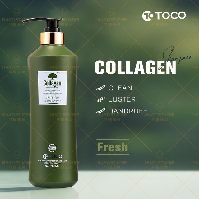Huati Sifuli TOCO 785ml Keratin Hair Daily Care Organic Hydrating Nourishing Collagen Shampoo and conditioner
