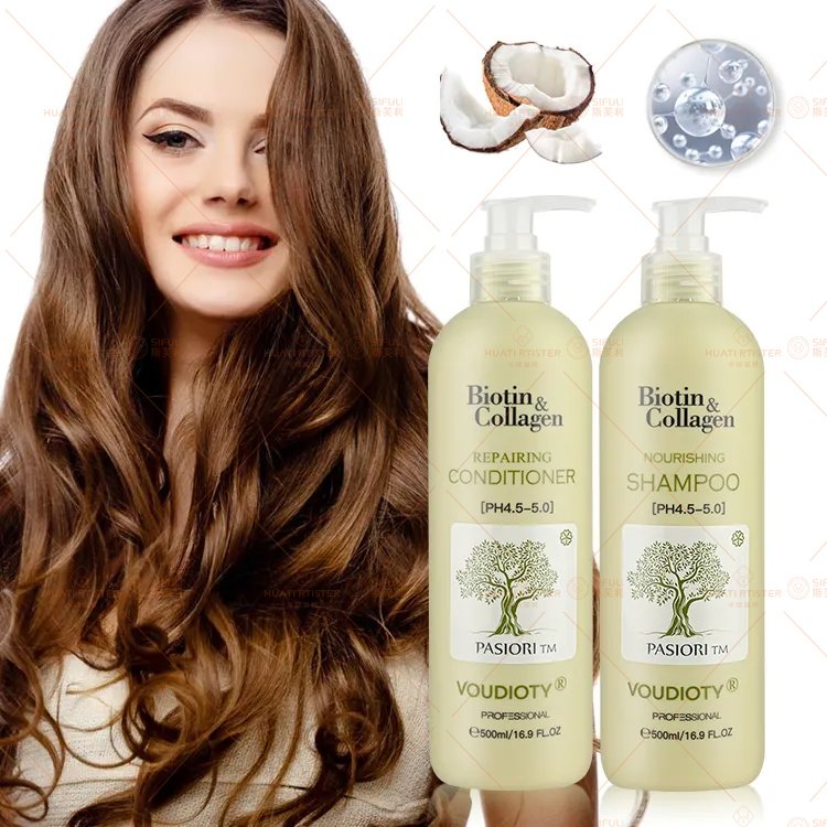 Huati Sifuli voudioty pasiori 500ml hair loss shampoo biotin collagen shampoo for thinning hair women care