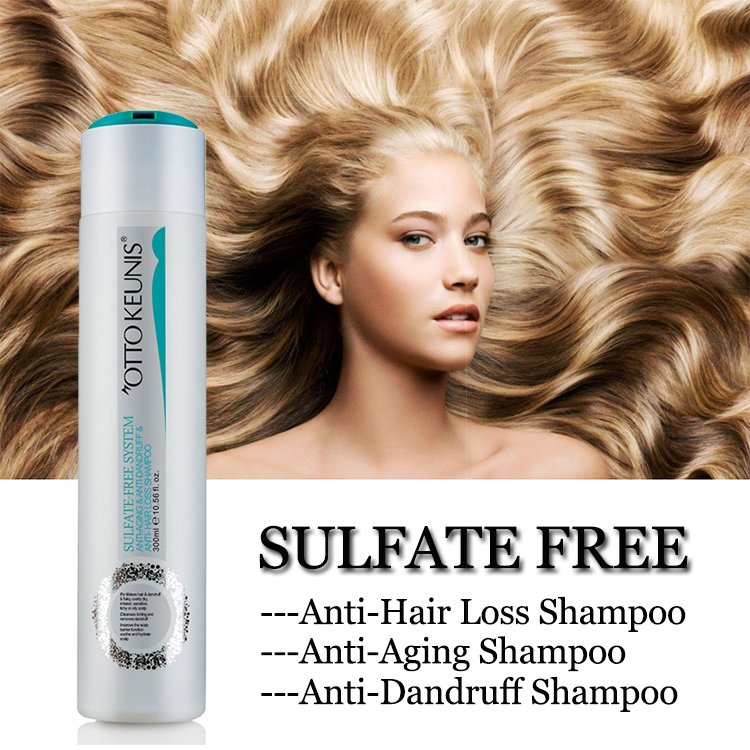 OTTO KEUNIS nourish sulfate free shampoo series Repair Colour Protect Hydra anti-aging anti-dandruff anti-hair loss shampoo
