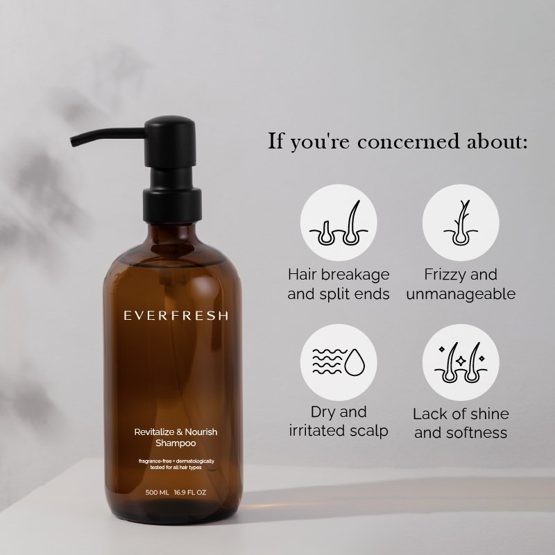 Nourishing Hair Shampoo Deeply Hydrates Strengthens and Revives Dry Hair