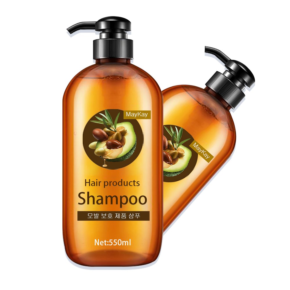 logo shampoo High-quality Herbal Natural Argan Oil Hair Shampoo in Bottle