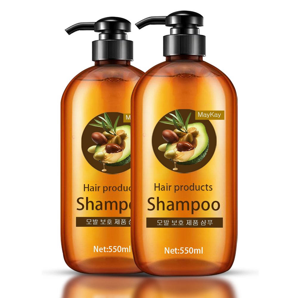 logo shampoo High-quality Herbal Natural Argan Oil Hair Shampoo in Bottle