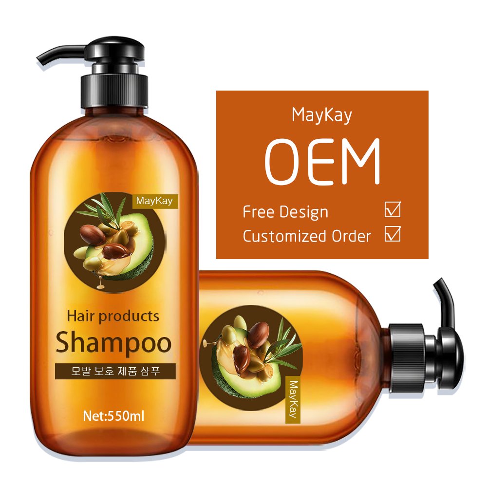 logo shampoo High-quality Herbal Natural Argan Oil Hair Shampoo in Bottle