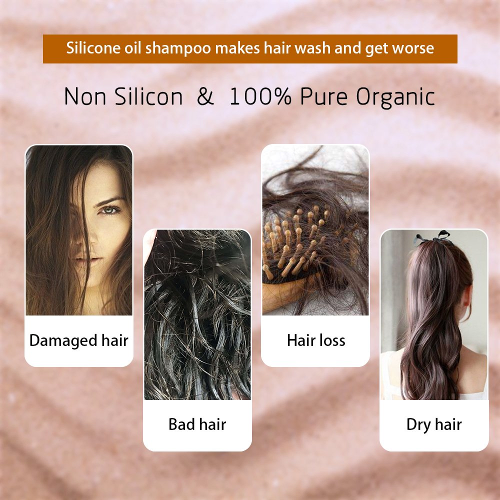 logo shampoo High-quality Herbal Natural Argan Oil Hair Shampoo in Bottle
