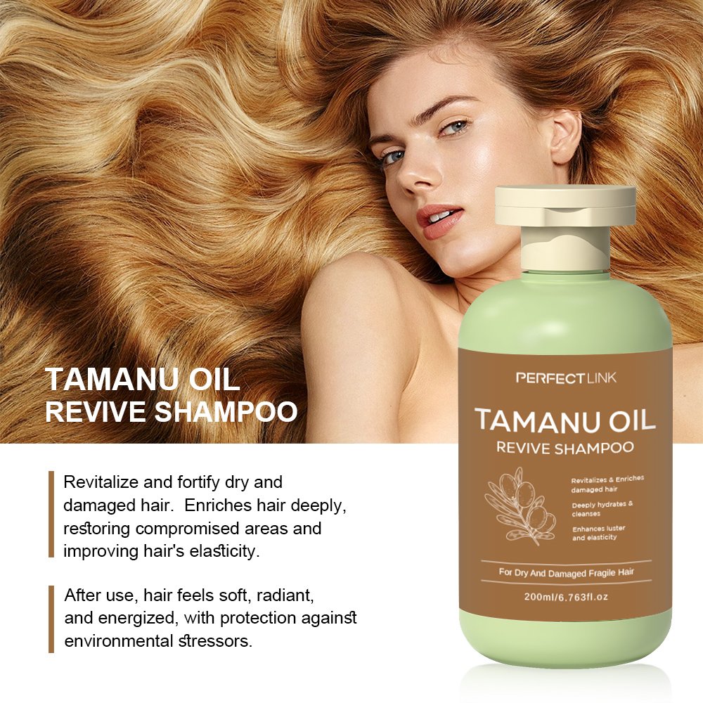 Custom Wholesale Private Label Natural Organic Agran Oil Sulfate Free Nourishing Hair Repair Tamanu Oil Shampoo And Conditioner