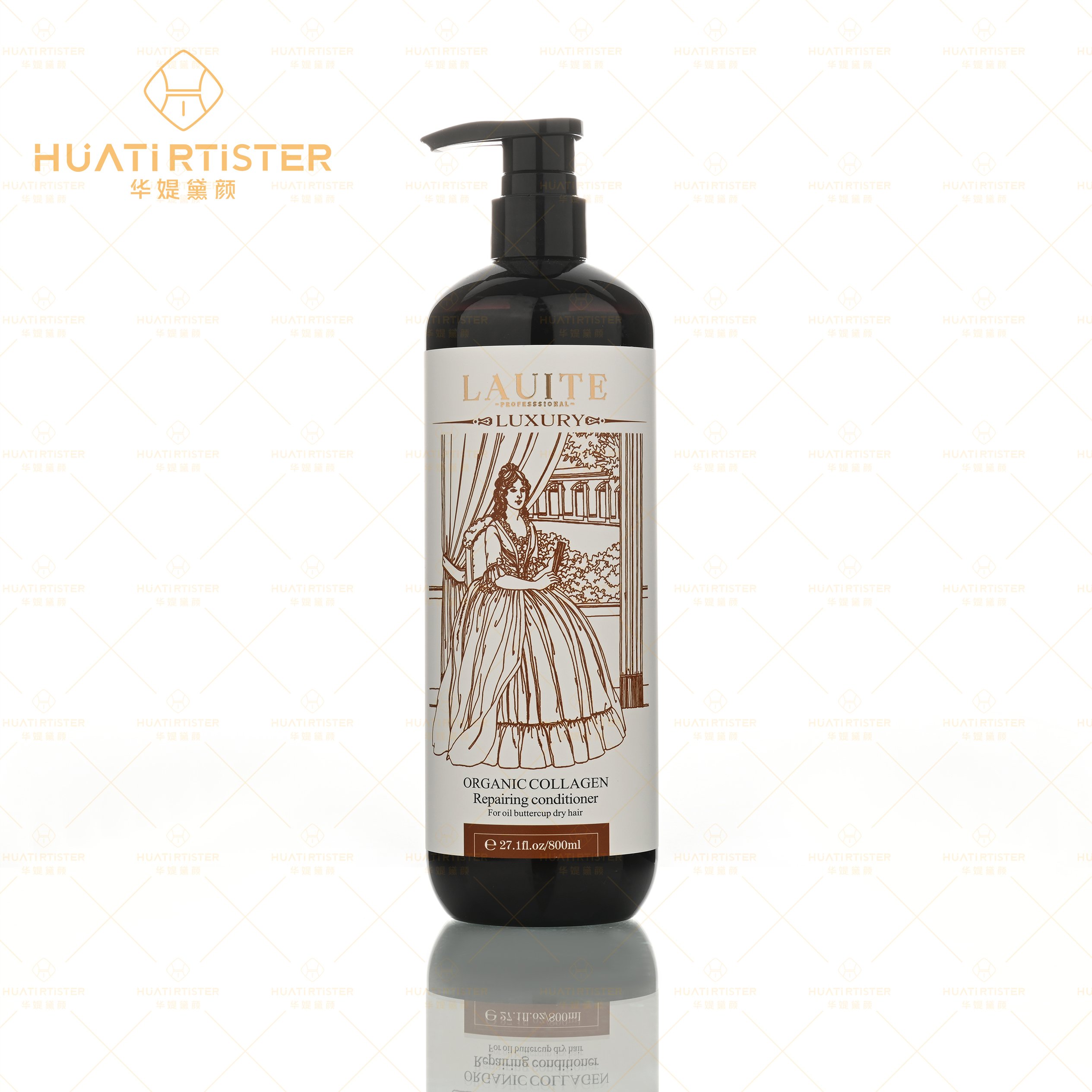 LAUITE hair burst shampoo balance revitalize thinning dry ginger hair growth 500ml black hair color shampoo organic natural bar