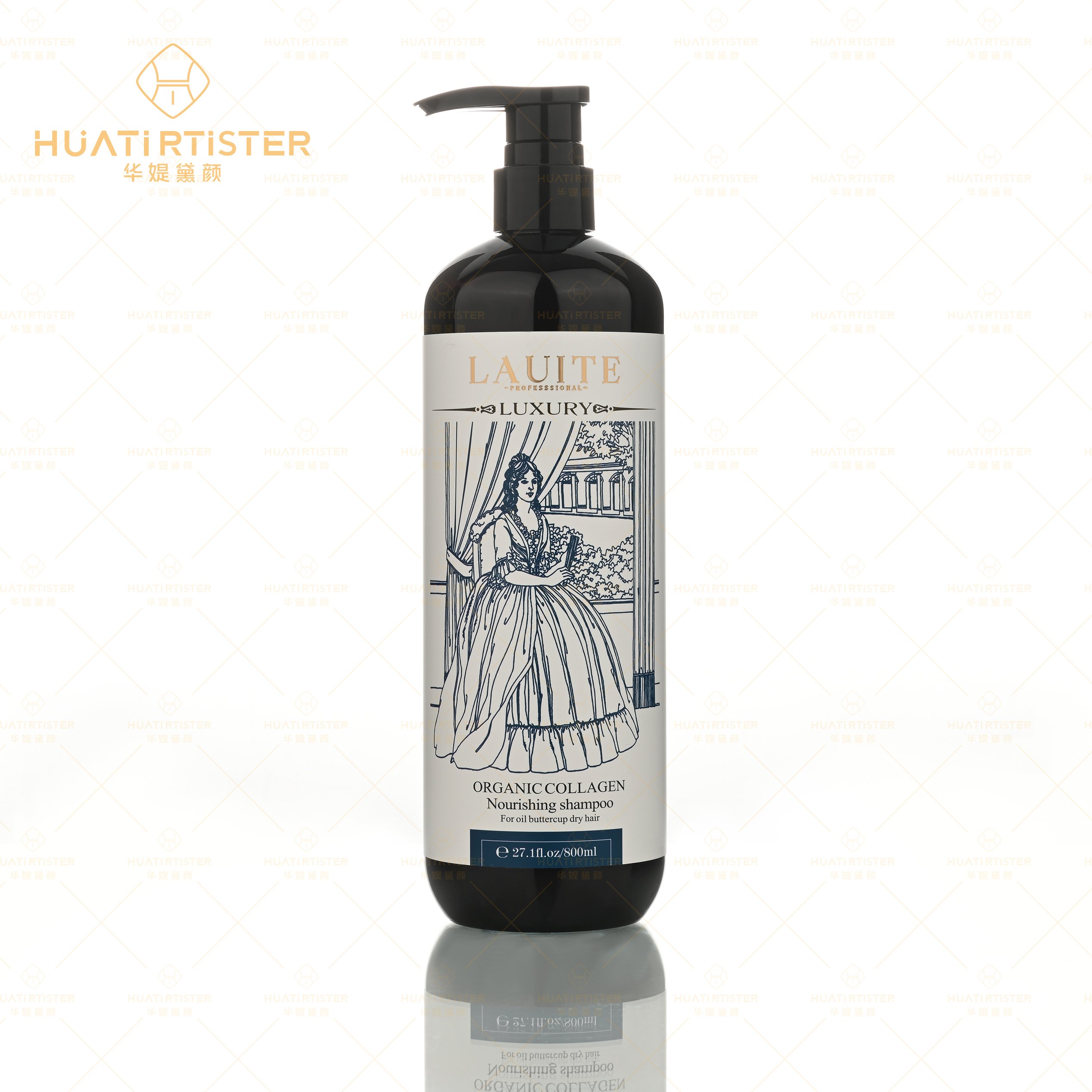 LAUITE hair burst shampoo balance revitalize thinning dry ginger hair growth 500ml black hair color shampoo organic natural bar