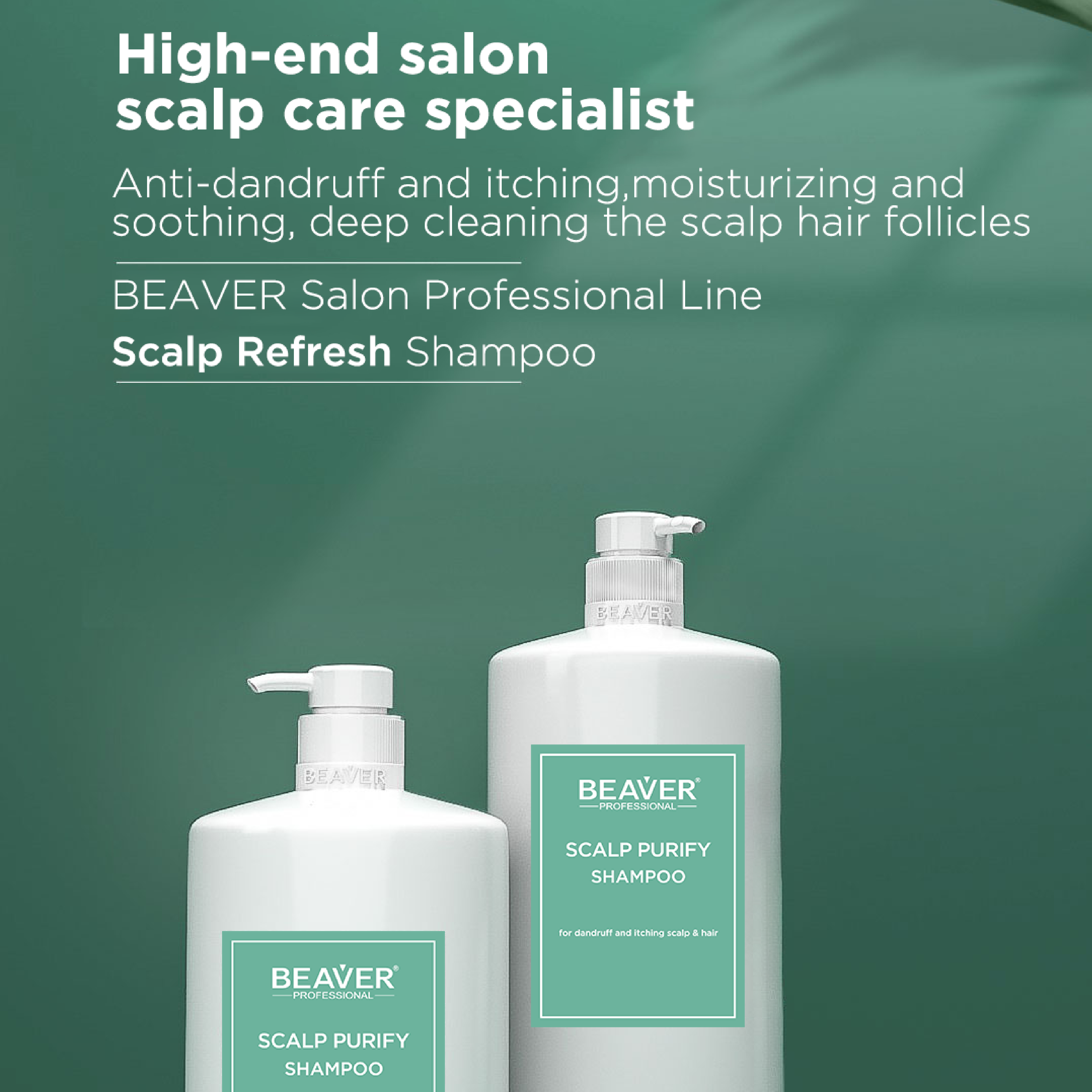 Beaver 3L Hair Salon Professional Shampoo Scalp Treatment for Hair Salon Keratin Anti Dandruff Shampoo and Conditioner Set